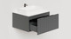 Миниатюра изображения товара Тумба под умывальник Salini Touch V 60 / T600V1A (антрацит)