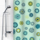 Миниатюра изображения товара Шторка-занавеска для ванны V-line Одуванчики 180x180 (зеленый)