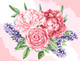 Миниатюра изображения товара Картина по номерам Три совы Розы и сирень / КК_53786