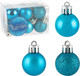 Миниатюра изображения товара Набор шаров новогодних Волшебная страна SYQA- 0123162-03 / 106313 (12шт)
