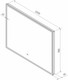 Миниатюра изображения товара Зеркало Континент Amer Black Led 100x70