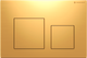 Миниатюра изображения товара Кнопка для инсталляции Terminus Classic Квадрат 82K24x16G (брашированное золото)