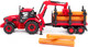 Миниатюра изображения товара Трактор игрушечный Полесье Belarus с лесовозом и манипулятором / 96494