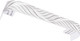 Миниатюра изображения товара Карниз для штор LEGRAND Феникс 7см 2.4м 2р с поворотами / 58139242 (белый/серебристый)