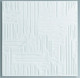 Миниатюра изображения товара Потолочная плита FORMAT 516 из штампованного пенополистирола (500x500, уп.8шт, белый)
