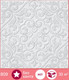 Миниатюра изображения товара Потолочная плита FORMAT 809 Люкс из штампованного пенополистирола (500x500, уп.8шт, белый)