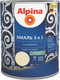 Миниатюра изображения товара Эмаль Alpina По ржавчине 3 в 1 RAL1015 (750мл, шелковисто-матовый слоновая кость)