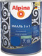 Миниатюра изображения товара Эмаль Alpina По ржавчине 3 в 1 RAL5005 (750мл, шелковисто-матовый синий)
