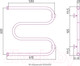 Миниатюра изображения товара Полотенцесушитель водяной Сунержа М-образный + 60x60 / 00-4007-6060