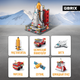 Миниатюра изображения товара Конструктор QBRIX Kids. Много кубиков. Космическая миссия 32001