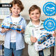 Миниатюра изображения товара Конструктор QBRIX Kids. Много кубиков. Мобильный патруль 32006