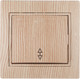 Миниатюра изображения товара Выключатель INTRO Plano 1-103-11 / Б0053756 (сосна)
