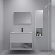 Миниатюра изображения товара Шкаф для ванной ЗОВ Кито Флавио / CKFLW0MWF (белый)