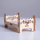 Миниатюра изображения товара Комплект аксессуаров для кукольного домика Лесная мастерская Кровать с лавочкой / 4276122