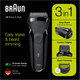 Миниатюра изображения товара Электробритва Braun Series 3 300BT Shave & Style (черный)