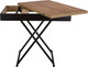 Миниатюра изображения товара Стол-трансформер Мебелик Лерон (дуб крафт золотой/черный)