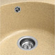 Миниатюра изображения товара Мойка кухонная Saniteco Linea (песок с сифоном)