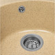 Миниатюра изображения товара Мойка кухонная Saniteco Nova (песок с сифоном)