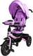 Миниатюра изображения товара Трехколесный велосипед с ручкой CosmoRide LX-01PU (сиреневый)
