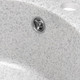 Миниатюра изображения товара Мойка кухонная Saniteco Nova (серый с сифоном)