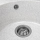 Миниатюра изображения товара Мойка кухонная Saniteco Nova (серый с сифоном)