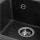 Миниатюра изображения товара Мойка кухонная Saniteco Silva (черный с сифоном)
