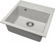 Миниатюра изображения товара Мойка кухонная Saniteco Terra (серый с сифоном)