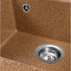 Миниатюра изображения товара Мойка кухонная Saniteco Terra (терракот с сифоном)