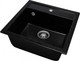 Миниатюра изображения товара Мойка кухонная Saniteco Terra (черный с сифоном)
