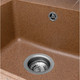 Миниатюра изображения товара Мойка кухонная Saniteco Rosa (терракот с сифоном)
