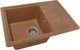 Миниатюра изображения товара Мойка кухонная Saniteco Rosa (терракот с сифоном)