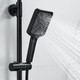 Миниатюра изображения товара Душевая система со смесителем Shevanik S9936H (черный)