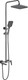 Миниатюра изображения товара Душевая система со смесителем Shevanik S9936T (оружейная сталь)