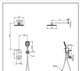 Миниатюра изображения товара Душевая система со смесителем Teska Alinda AS2201