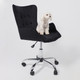 Миниатюра изображения товара Кресло офисное AksHome Bella (Black/Seven 035/велюр/черный)