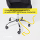Миниатюра изображения товара Кресло офисное AksHome Bella (Black/Seven 035/велюр/черный)