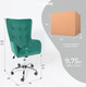 Миниатюра изображения товара Кресло офисное AksHome Bella XL Chrome (Kiton 709 Jungle, велюр/зеленый)