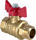 Миниатюра изображения товара Шаровой кран Valfex ВР/НР 1/2" / VF.218.LB1.012.DP (ручка-бабочка)