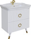 Миниатюра изображения товара Тумба под умывальник Grossman Атрио 85 / 108016 (белый глянец)