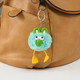 Миниатюра изображения товара Брелок Sima-Land Пушистик на кольце. Большеглазая ворона / 10702211 (зеленый)