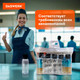 Миниатюра изображения товара Набор флаконов для косметики Daswerk 609306 (5шт, черный)
