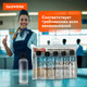Миниатюра изображения товара Набор флаконов для косметики Daswerk 609304 (5шт, черный)