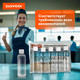 Миниатюра изображения товара Набор флаконов для косметики Daswerk 609305 (5шт, белый)