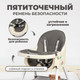 Миниатюра изображения товара Стульчик для кормления Solmax&Kids HW97965 (темно-серый)