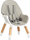 Миниатюра изображения товара Стульчик для кормления Solmax&Kids HW99643 (белый/серый)