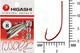 Миниатюра изображения товара Набор крючков рыболовных Higashi Akitakitsune ringed #8 Red / 01341