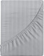 Миниатюра изображения товара Простыня Verossa Stripe на резинке 180x200x30 / 925742 (Silver moon)