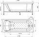 Миниатюра изображения товара Ванна акриловая Radomir Николь Терапия 168x70 / 2-81-2-0-0-240Р (с гидромассажем)