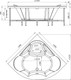 Миниатюра изображения товара Ванна акриловая Radomir Сандра Стандарт / 2-79-2-0-0-221 (с гидромассажем)