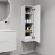 Миниатюра изображения товара Шкаф-полупенал для ванной IDDIS BIL30W0i97 (белый)